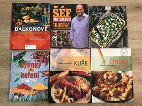 Knihy o vaření, koření a rostlinách