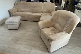 Rozkládací sedací souprava s úložným prostorem