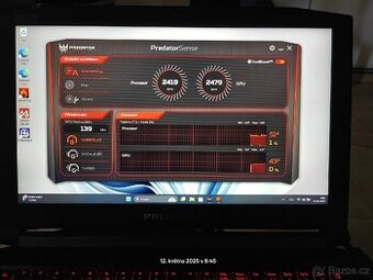 Herní notebook Acer Predator / i7 / 1060 6GB