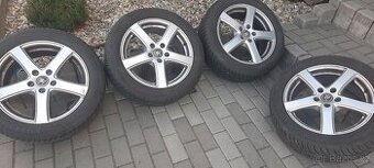 Sada Alu 5x112 r17 + zimní pneu 205/55 r17 91H