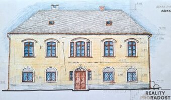 Prodej bývalé fary v Bohdalicích, prodej rodinného domu Bohd