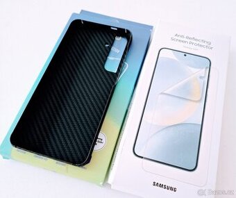Aramid kryt pro Samsung Galaxy S24 plus + AR folie