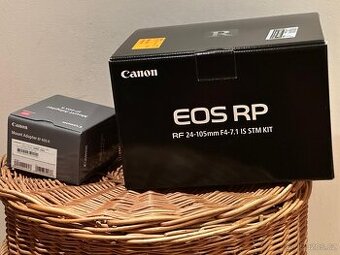 Canon RP +Canon sklo + Canon adapter