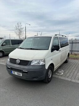 VW T5 Long, 1.9 TDi 77kw, 9 míst, webasto