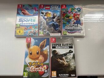 HRY NA NINTENDO SWITCH - Pokemon, Mario, Sports