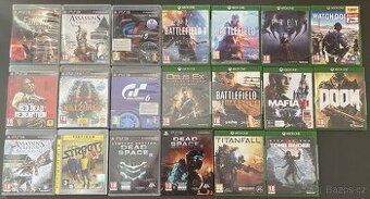 Prodám hry na ps3 a xbox one