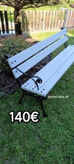Bíla Retro zahradní lavička