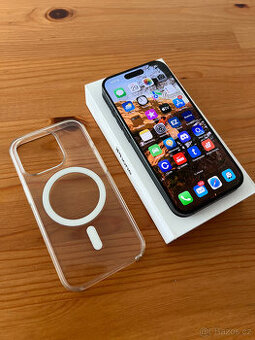 iPhone 15 PRO 128gb Black Titanium - Záruka