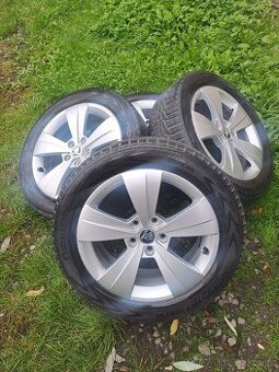 Alu kola 5x112 originál Škoda Superb III 215/55 R17