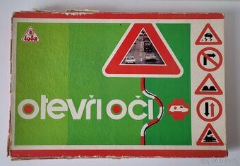 Retro společenská hra "Otevři oči", výrobce TOFA