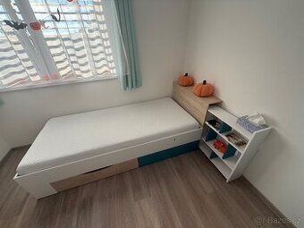 Postel 90x200 s úložným prostorem