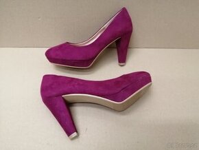 Fialové-fuchsiové lodičky vel.38