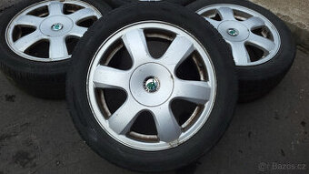 Original letní ALU kola 15" 5x100 Škoda Fabia 1