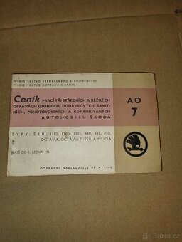 Literatura k vozům Škoda aj minulého století