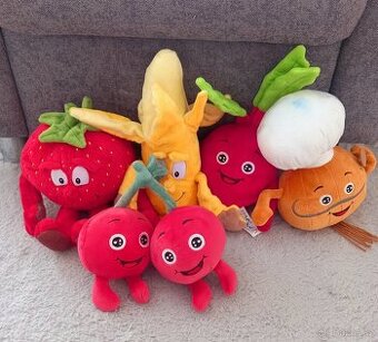 Plyšové hračky z Billy - zelenina