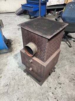 Kamna na olej s výměníkem