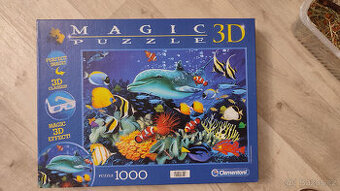 Nové Clementoni Puzzle Magic 3D 1000 dílků-velká sleva