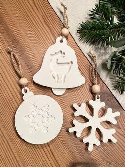 3ks vanocnich ozdob / NOVÉ 149,-