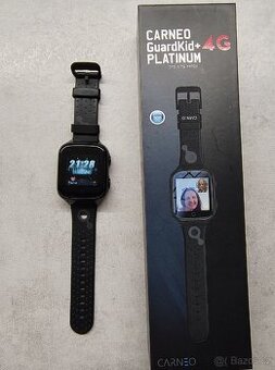Chytré hodinky CARNEO GUARDKID+ 4G platinum black