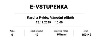 Karol a Kvido – Vánoční příběh 23.12.