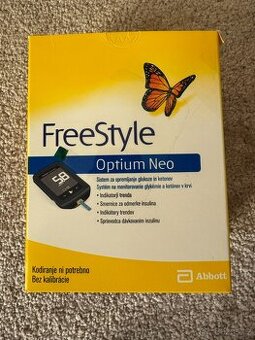 Glukometr FreeStyle Optium NeoGlukometr určený pacientům na
