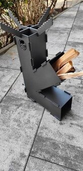 Raketová kamna na kotlík – pro dokonalé chvíle u ohně