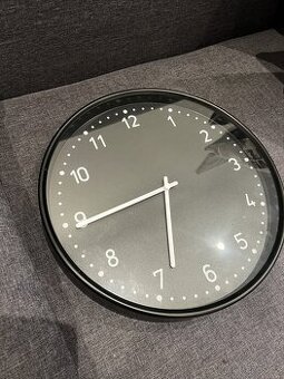 IKEA BONDIS Nástěnné hodiny, černé, 38 cm