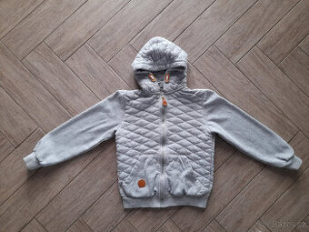 Šedá teplejší mikina zn. Cool Club, vel. 140