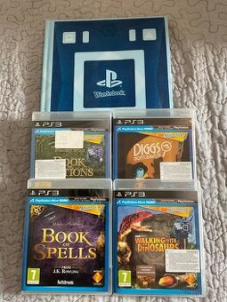 Wonderbook + kompletní sada her pro něj (PS3) v češtině +eye