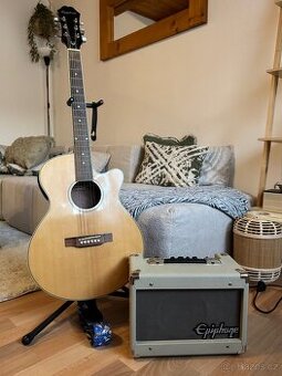 Elektroakustická kytara + kombo Epiphone Studio