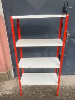 Kovový regál 150 x 75 x 30 se slušnou nosností