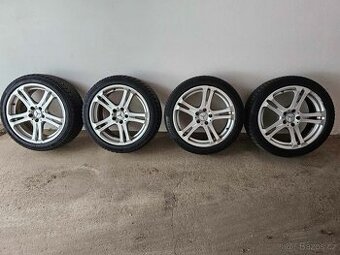 4× ALU kola Mercedes + zimní pneu 245/40 R18 V XL