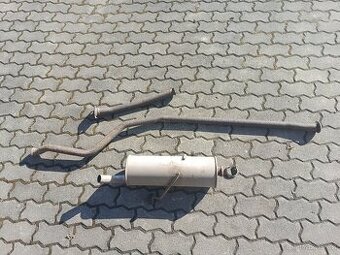 Zadní tlumič výfuku a výfukové potrubí Peugeot 206 1.4