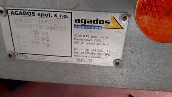 Přívěs nákladní Agados 01N1 Handy 20