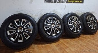 Plechové disky R14 4x100 Škoda + zimní 165/70/14 Barum