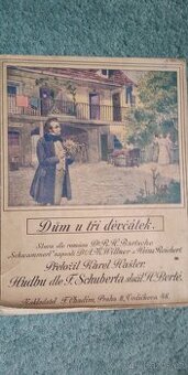 Notový klavírní part z roku 1916