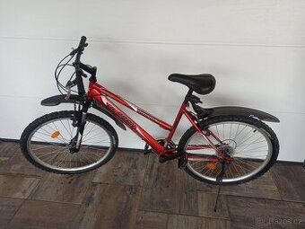 Olpran Bomber sus 26" dámské červené horské kolo