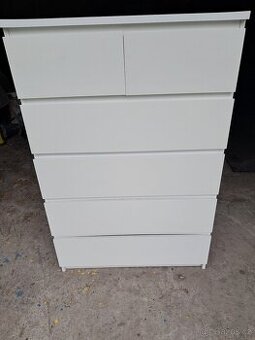 Ikea komoda Malm bílá 6 zásuvek