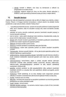 Vypracovaná témata k pohovoru na lékařské fakulty