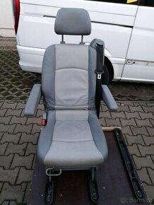 pro Mercedes Viano Vito - sedačka kůže šedá - 1