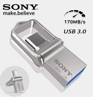 Flash disk 2v1 SONY 2TB+USB-C+USB 3.0 (2048GB), OTG, micro
