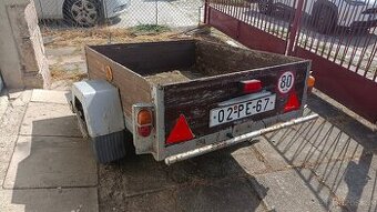 Vozík za auto/ trakurek s SPZ