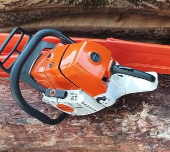 Pila Stihl MS661, 2 lišty 3 řetězy, přípravek na pořez fošen