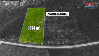 Prodej pozemku k bydlení, 1674 m², Huntířov