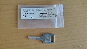 Nové náhradní klíče k vozům GM / Chevrolet / Pontiac / ...