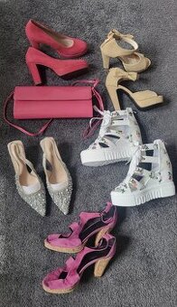 Boty letni damske platforma mix