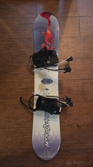 Snowboard 123 cm +boty 38