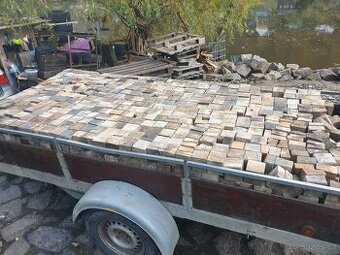 Špalíková dlažba dub 10x10x10