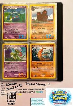Kusové karty TCG Pokémon STARÉ PŘES 15LET (ORIGINÁL)