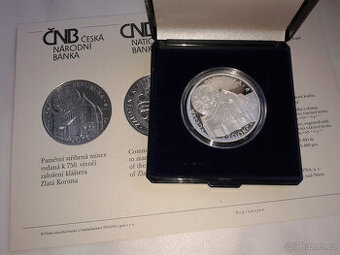 200 Kč 2013 - klášter Zlatá Koruna